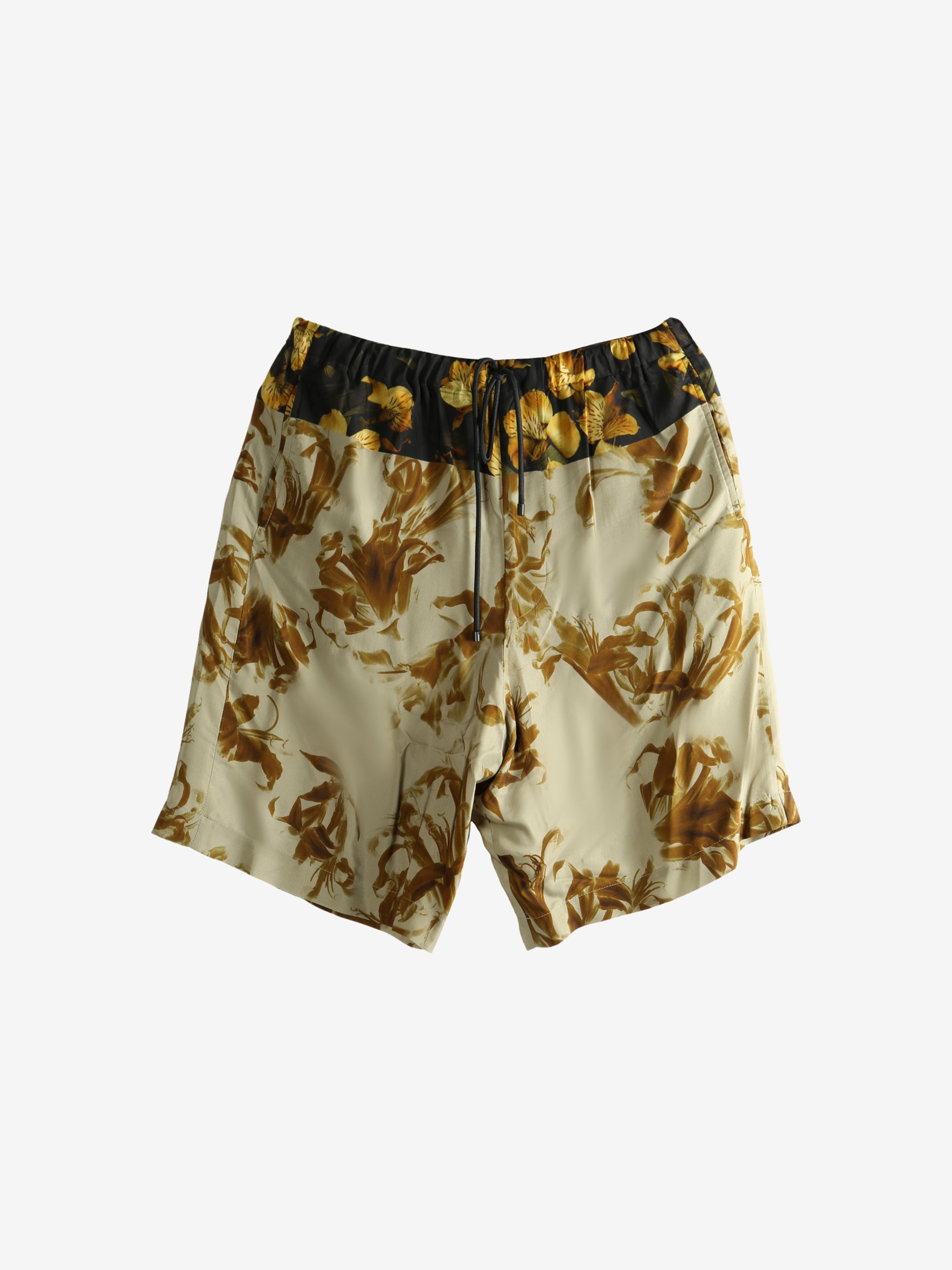 Green pants, front view