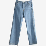 Blue jeans, front view