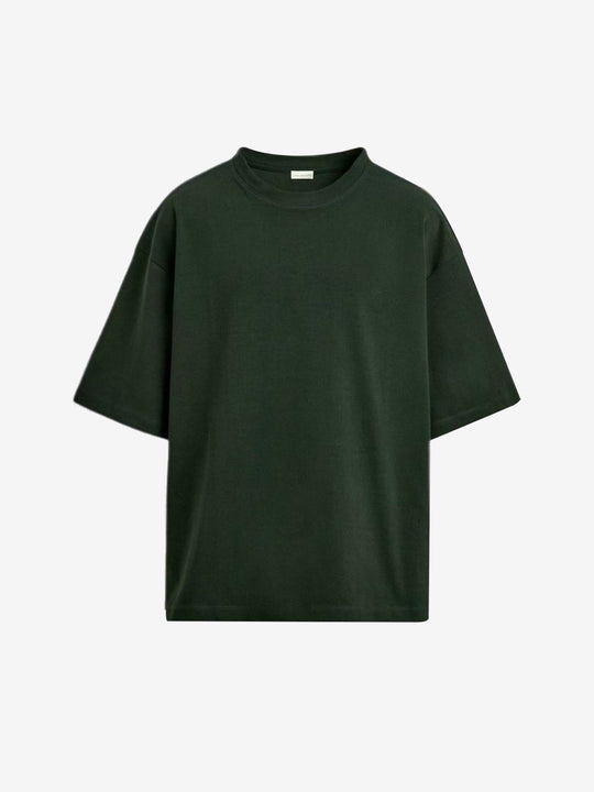 Green shirts ,front view