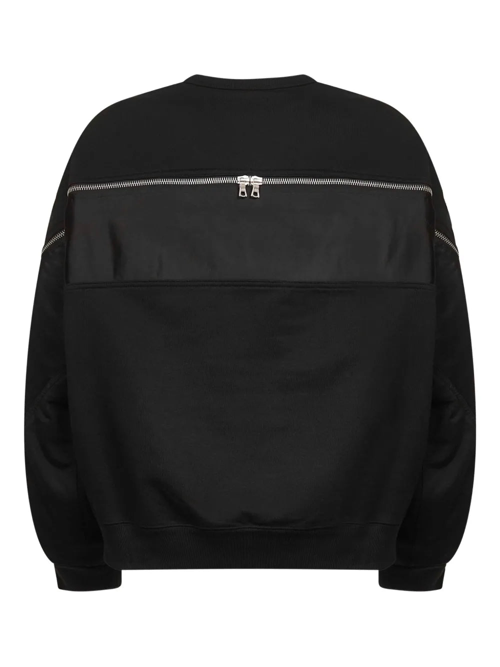 Black sweater,back view