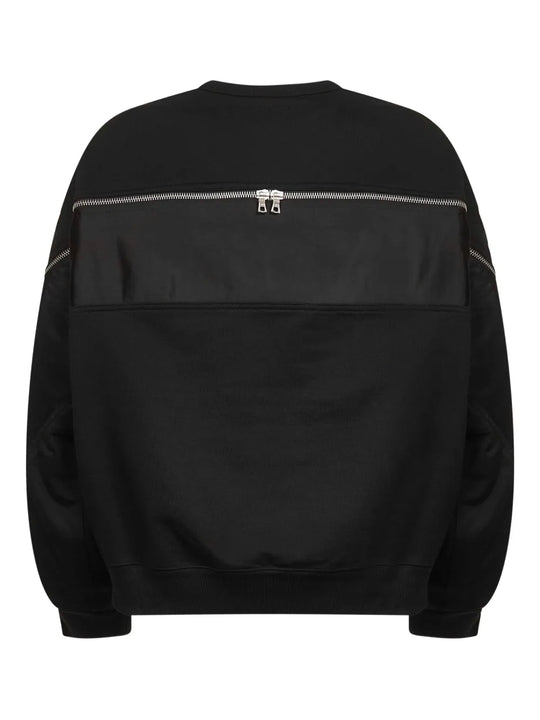 Black sweater,back view