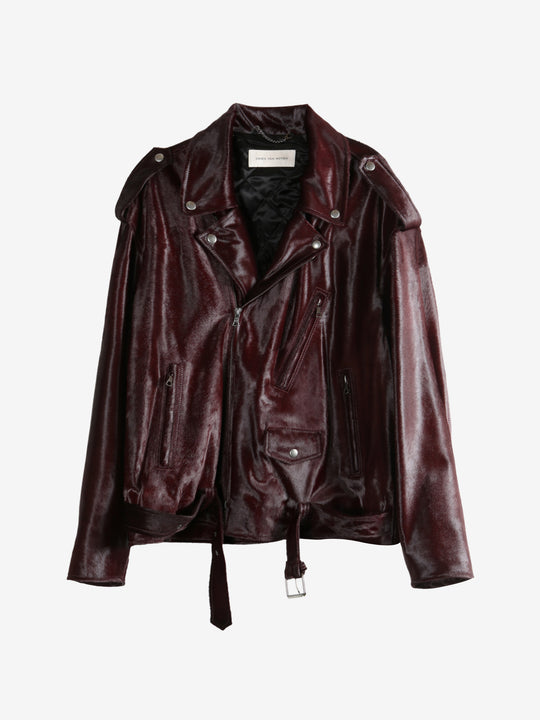 Brown jacket, front view