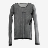 Black t-shirt, front view