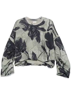 DRIES VAN NOTEN - Women Draped Sweatshirt