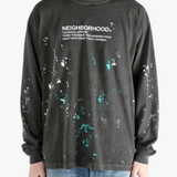 Black t-shirt worn by a person, showing the t-shirt fit