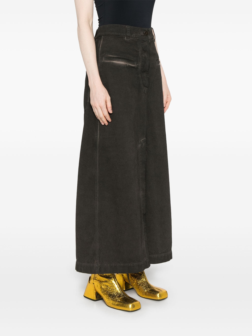 UMA WANG - Women Dyed Cotton Jane Skirt