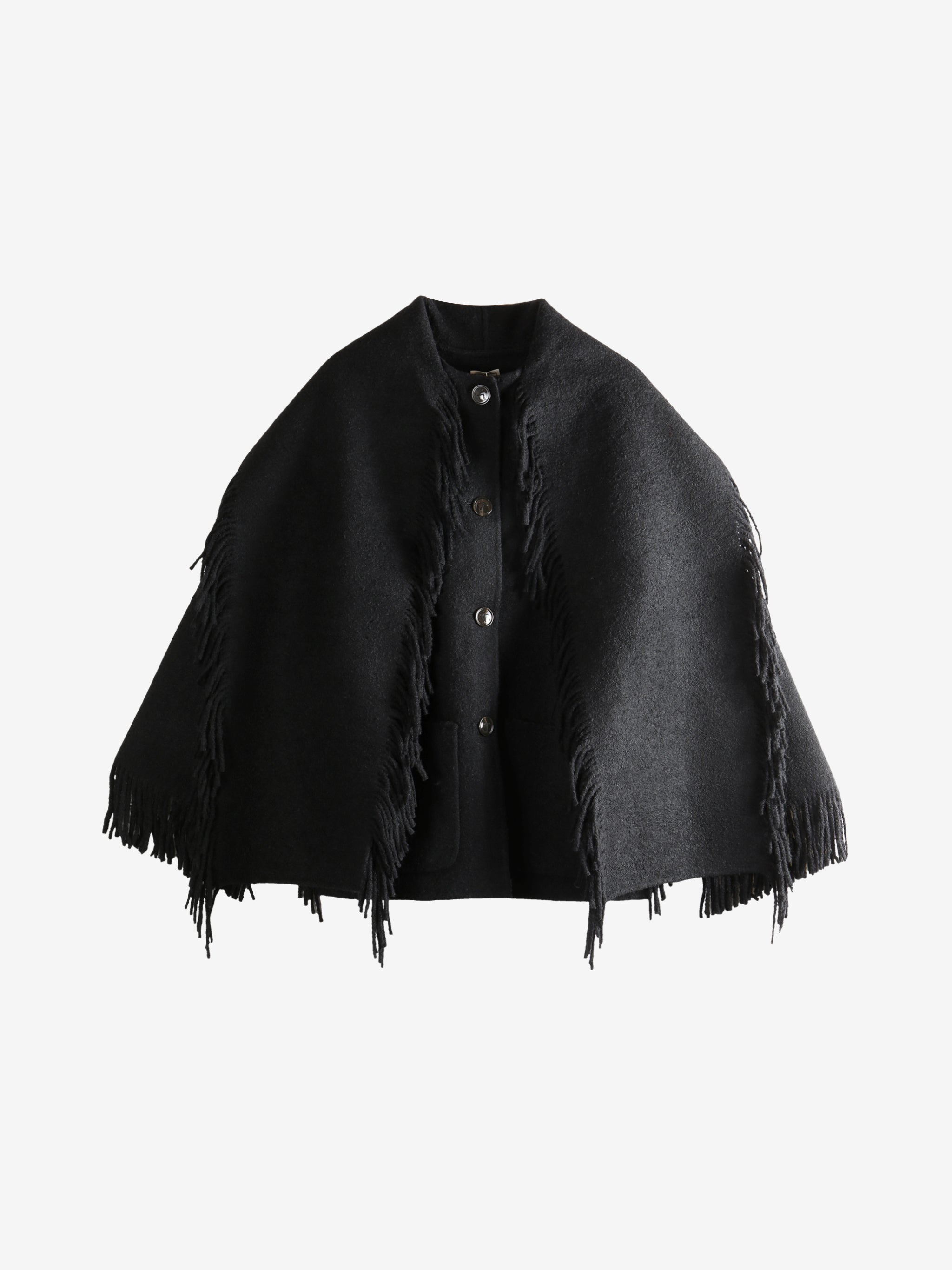 Black jacket, front view