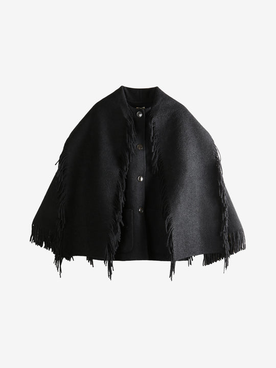 Black jacket, front view