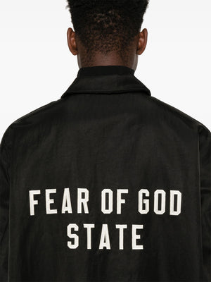 FEAR OF GOD ESSENTIALS - Men Textured Nylon Trench