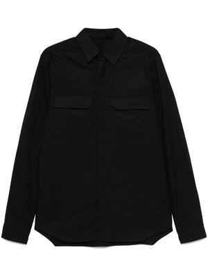 RICK OWENS - Men Cotton Poplin Work Shirt