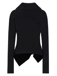 YOHJI YAMAMOTO - Women Shawl Collar Wrap Jacket