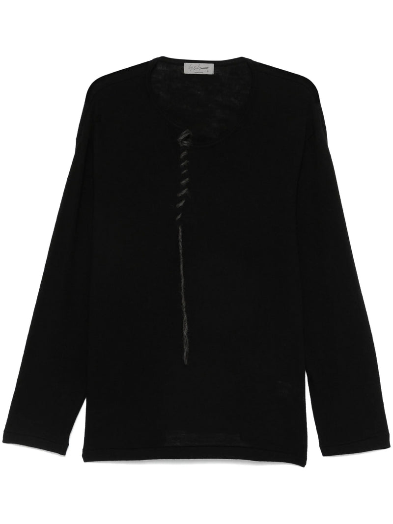 YOHJI YAMAMOTO POUR HOMME - Men Embroidered Long Sweater