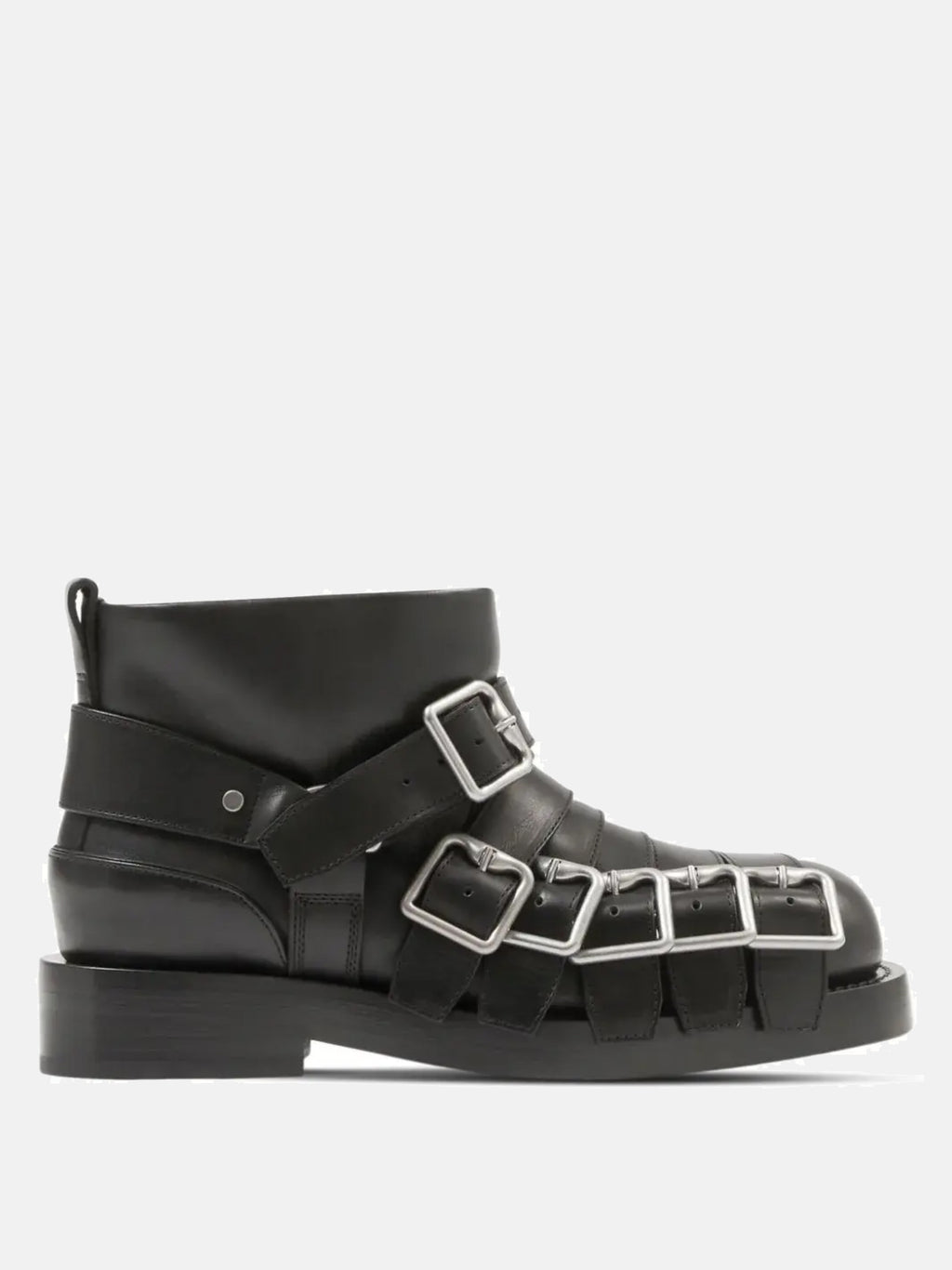 BURBERRY - Women Leather Strap Boots