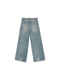 COURRÈGES - Women Hammer Denim Baggy Pants