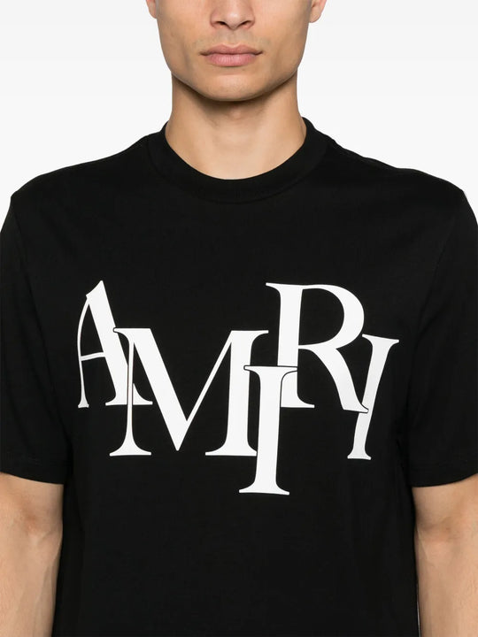 Close up of black t-shirts,showing texture of the cotton fabric.