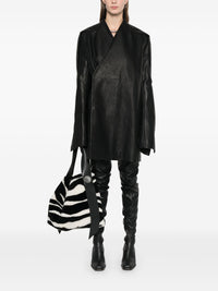 RICK OWENS - Women Leather Officer Jacket