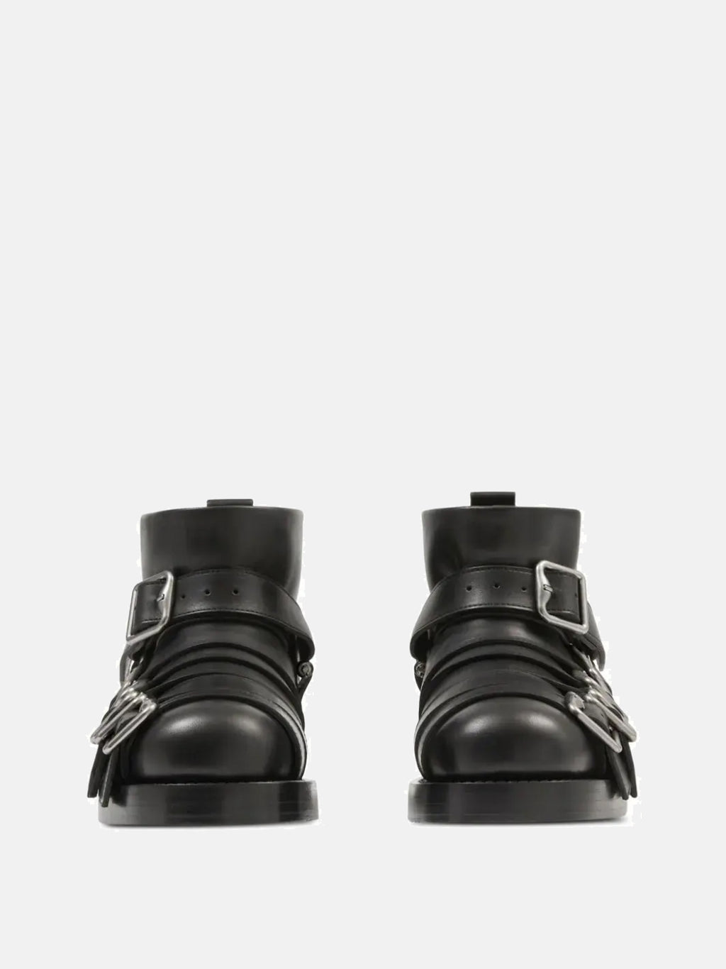 BURBERRY - Women Leather Strap Boots