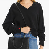 black bag, full body view