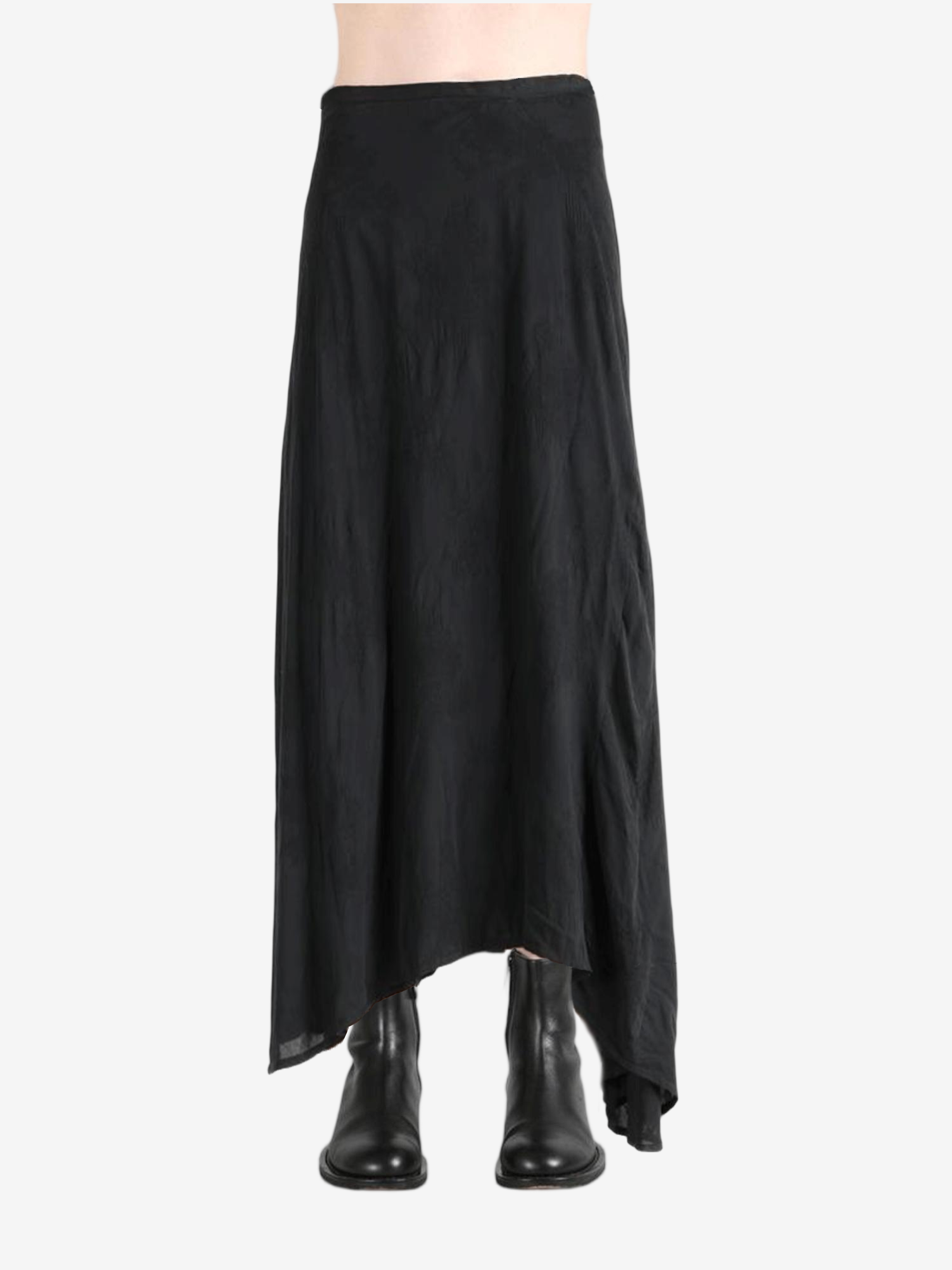 Black dress worn by a person, showing the dress' fit