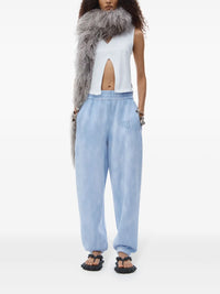 T BY ALEXANDER WANG - Women Essential Terry Classic Puff Paint Logo Sweatpants