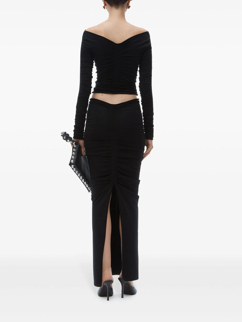 ALEXANDER WANG - Women Ruched Maxi Skirt