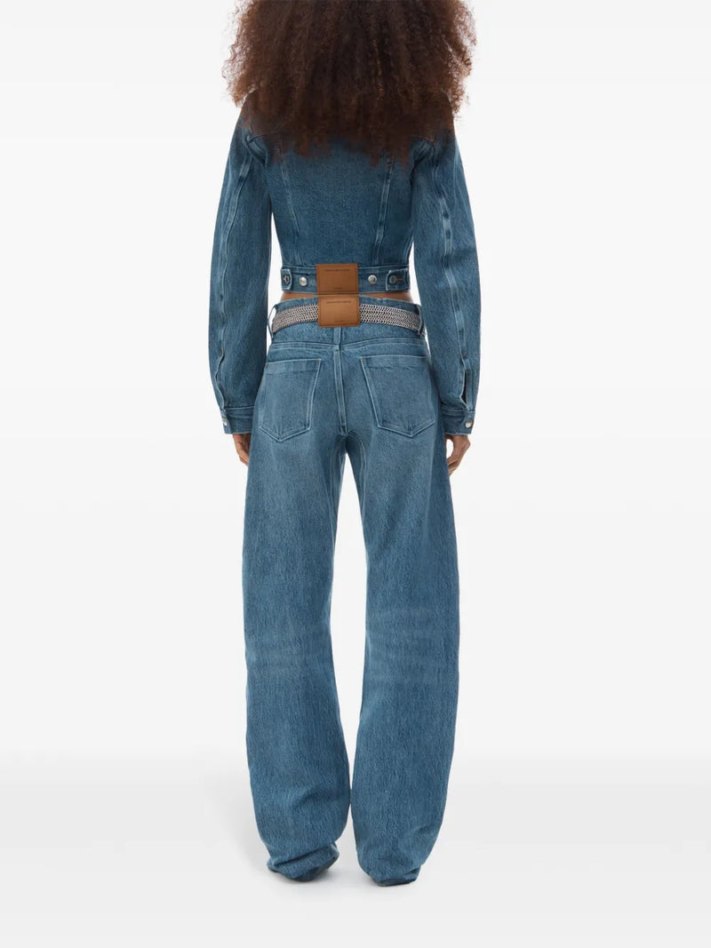 ALEXANDER WANG - Women Bonded Seams Slim Trucker Jacket