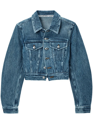 ALEXANDER WANG - Women Bonded Seams Slim Trucker Jacket