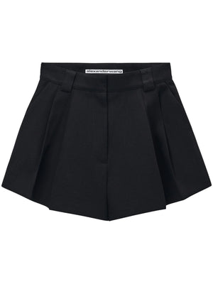 ALEXANDER WANG - Women Double Pleat Front Flared Short