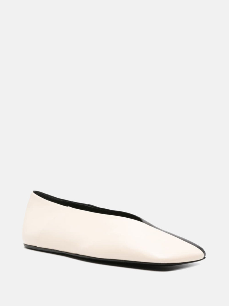 JIL SANDER - Women Square Toe Ballerina Flats