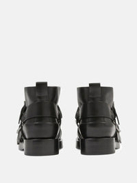 BURBERRY - Women Leather Strap Boots