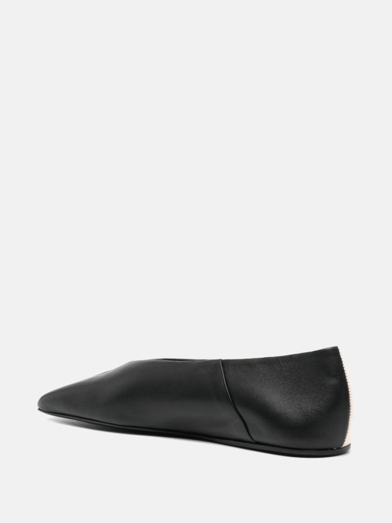 JIL SANDER - Women Square Toe Ballerina Flats