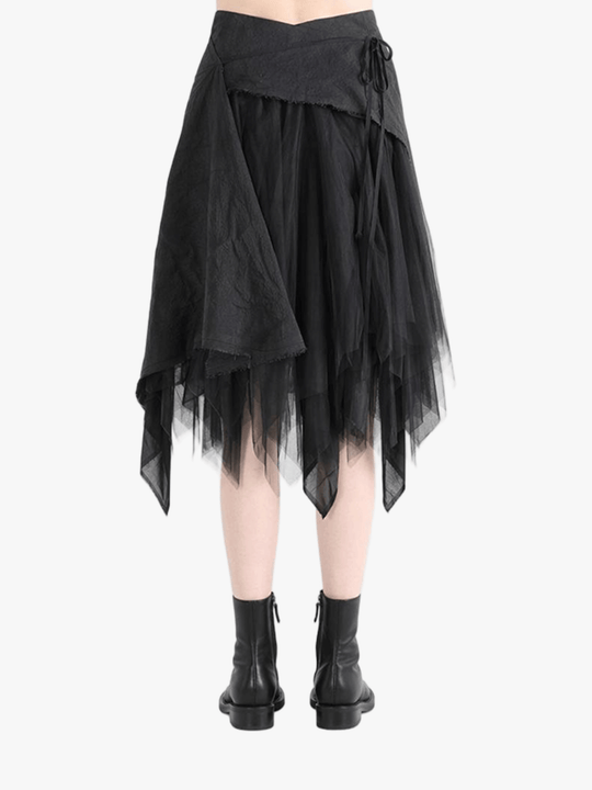 Black dress worn by a person, showing the dress' fit