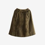 Green skirt, front view