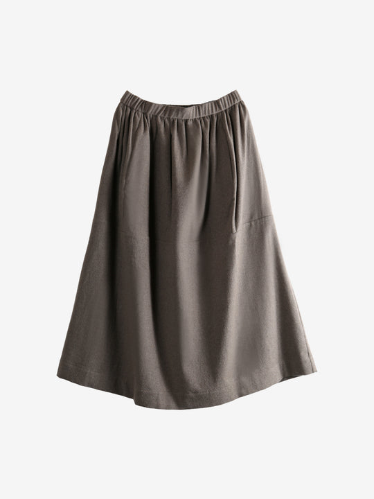 Grey skirt, front view