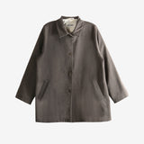 Grey coat, front view