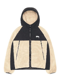 STUSSY - Men Sherpa Paneled Hooded Jacket