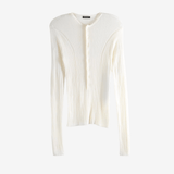 White knitwear, front view