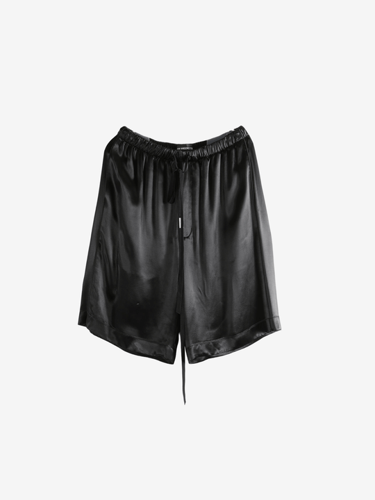 Black shorts, front view