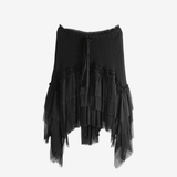 Black skirts, front view