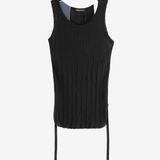 Black top, front view