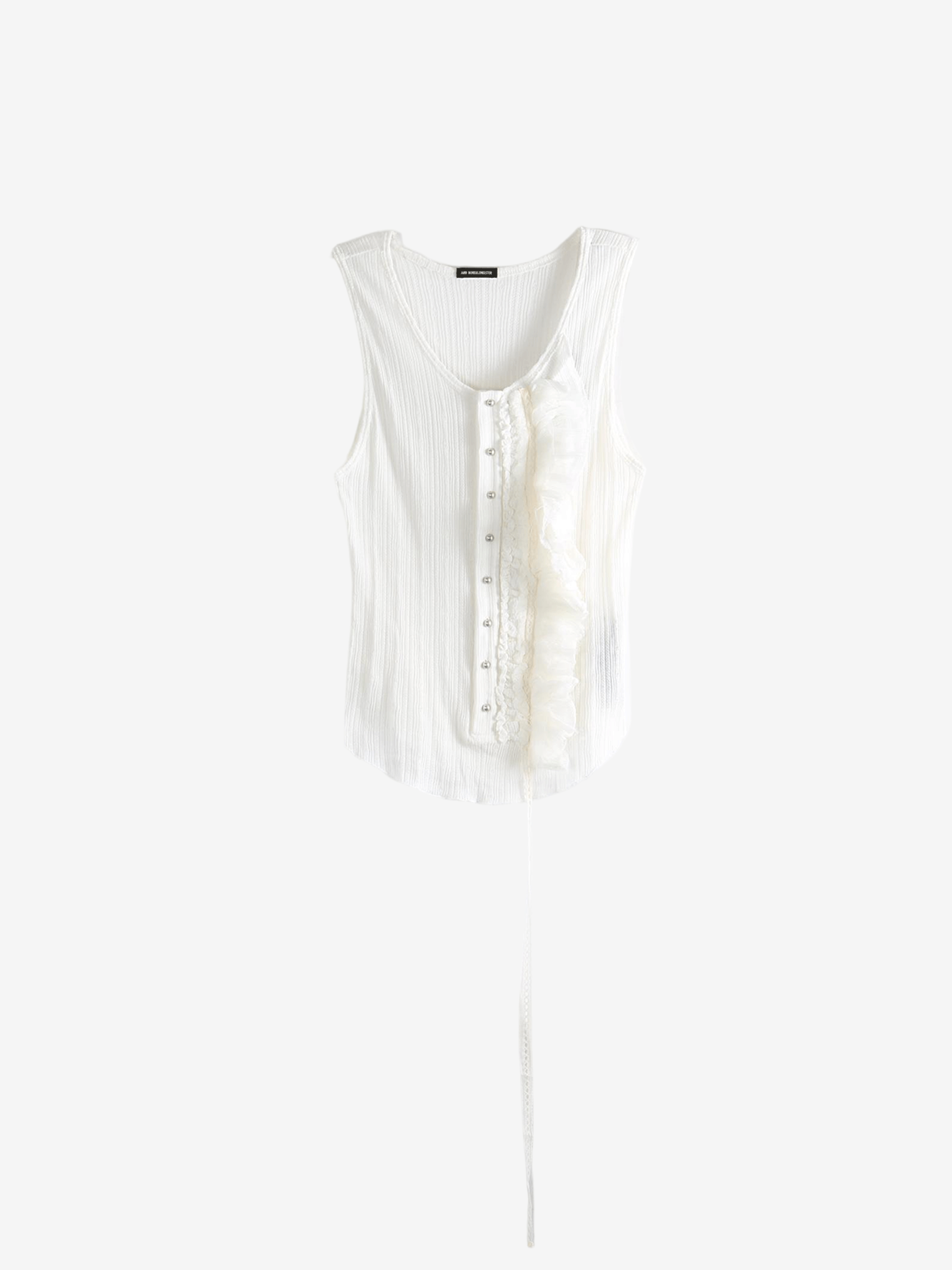 White top, front view