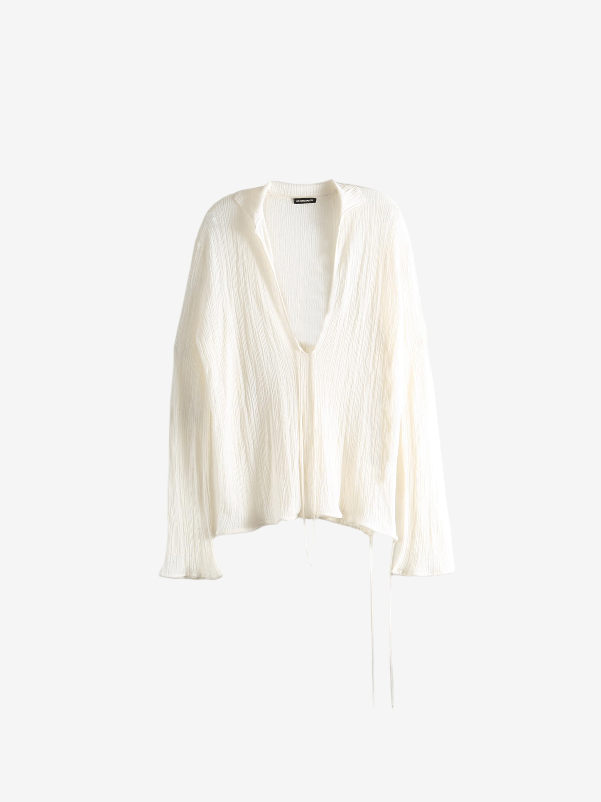White sweater, front view