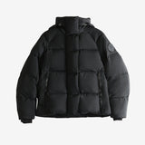 Black coat, front view