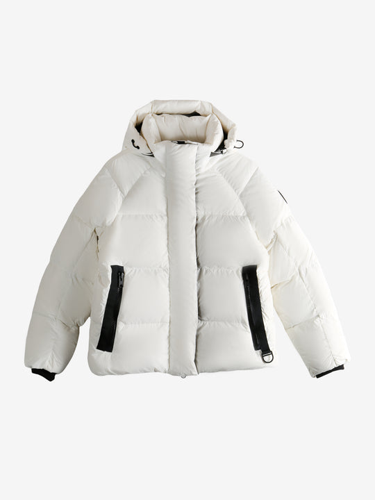 White coat, front view