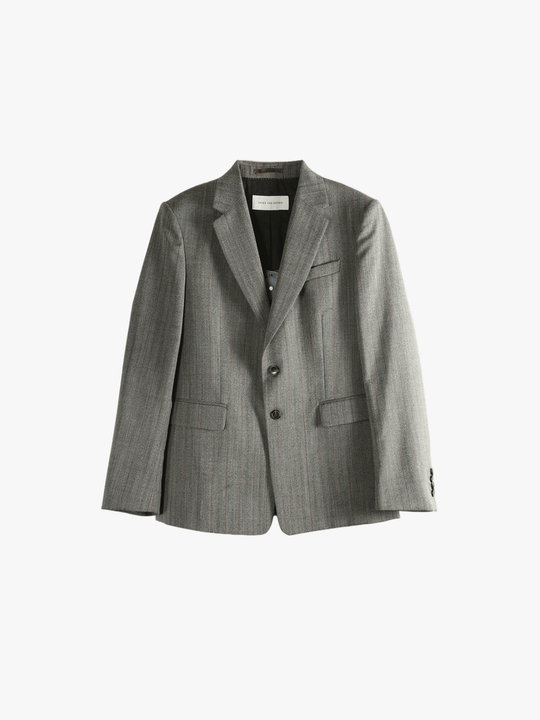 Grey jacket, front view