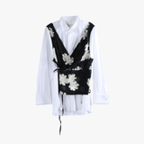 White shirt ,front view