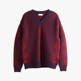 Red sweater, front view