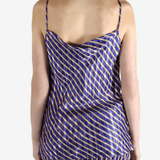 Purple shirt worn by a person, showing the shirt's fit