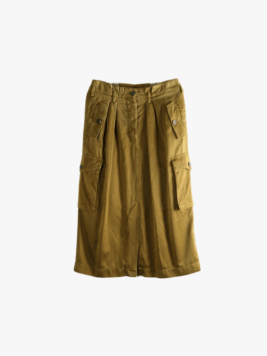 Brown skirt,front view