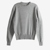 Grey knitwear, front view